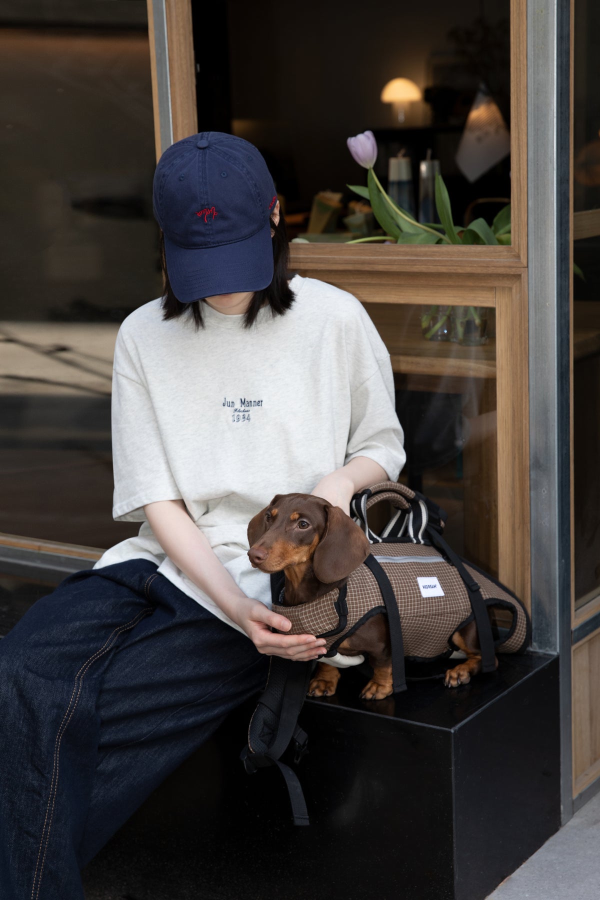 Pet Spine Protection Horizontal Backpack (Ice Silk)