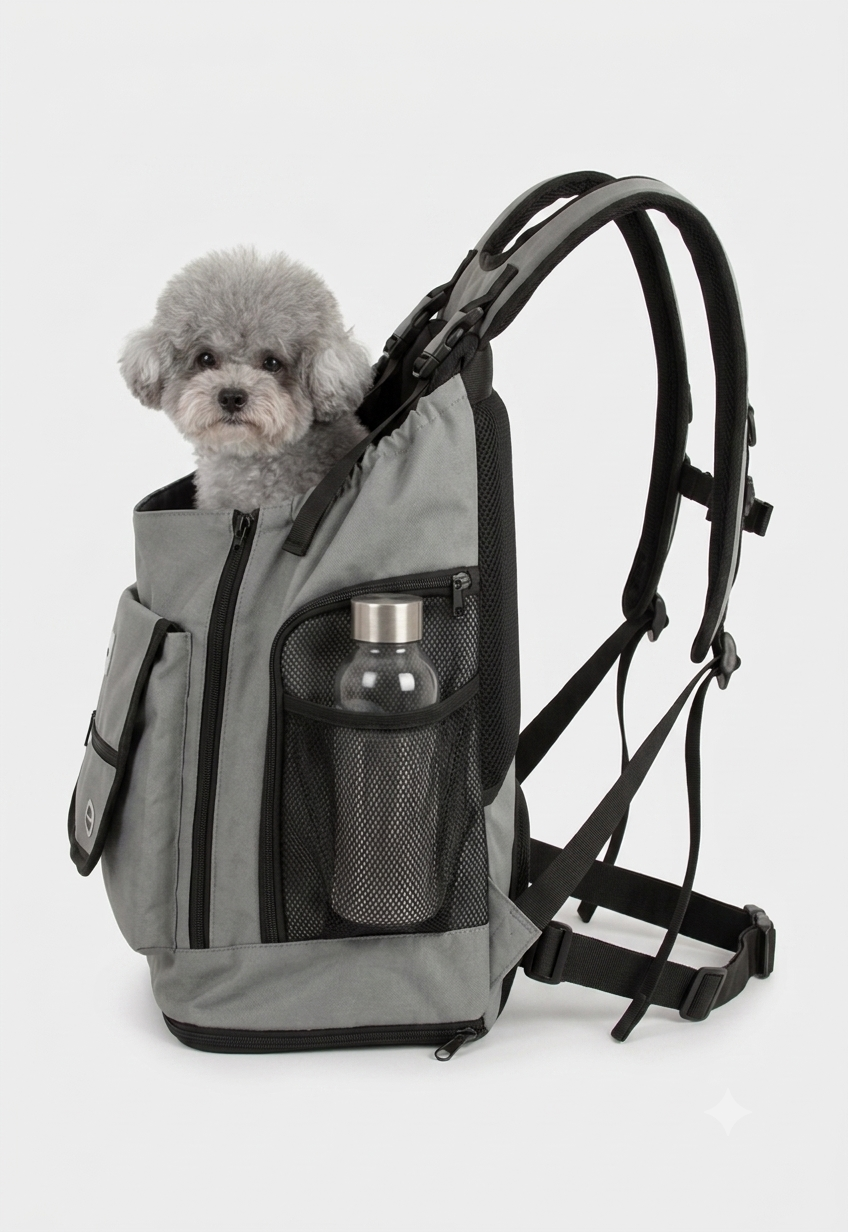 The Go-Anywhere Front Pet Carrier Backpack (Volcanic Ash)
