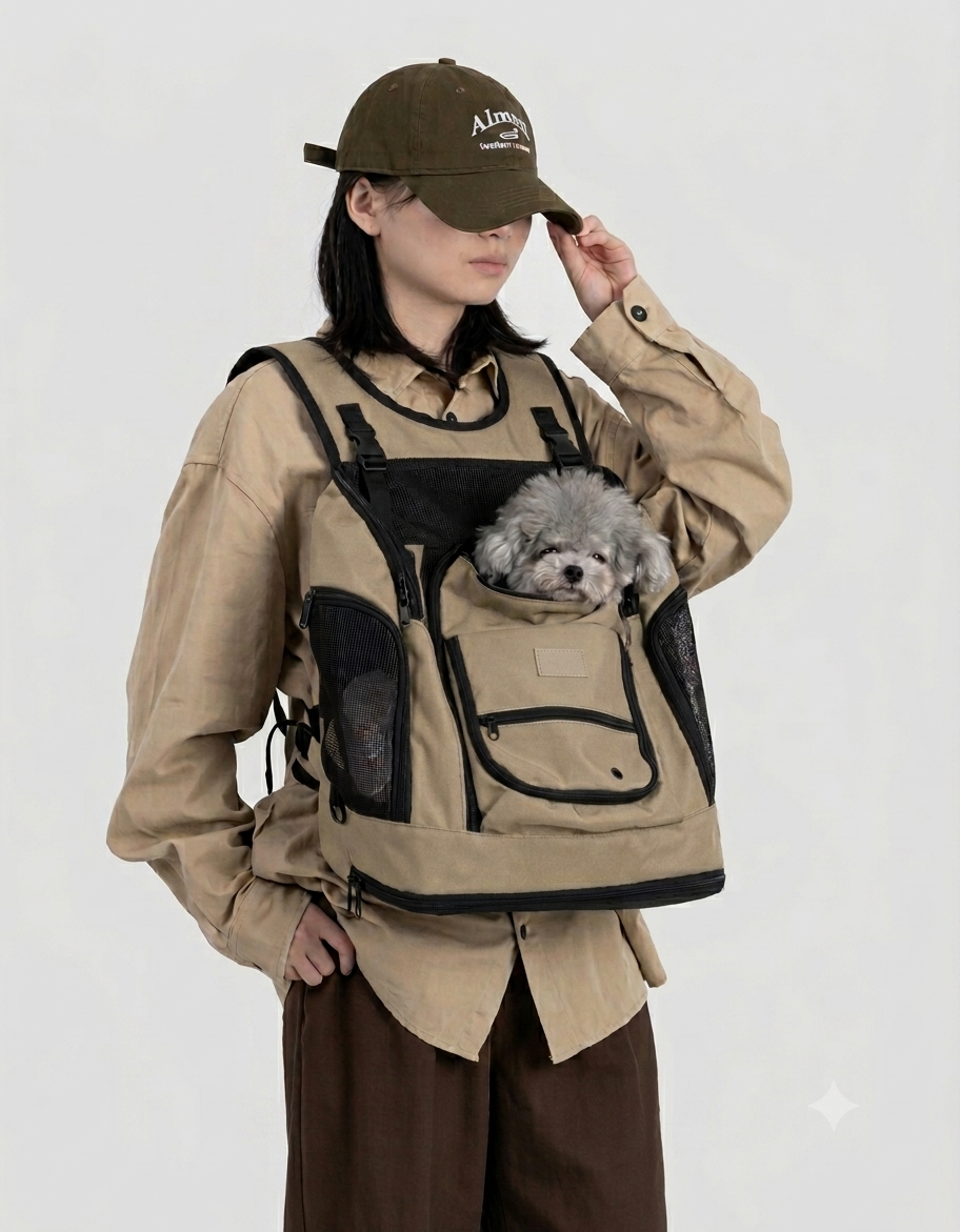 The Go-Anywhere Front Pet Carrier Backpack (Volcanic Ash)