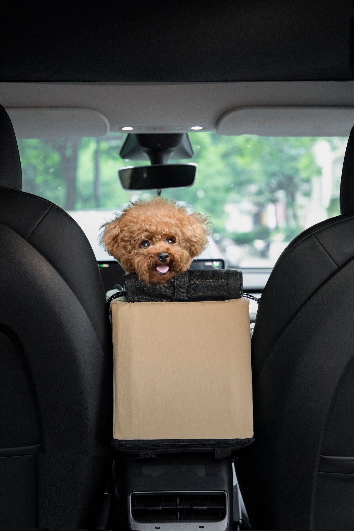 Pet Armrest Console Car Bag
