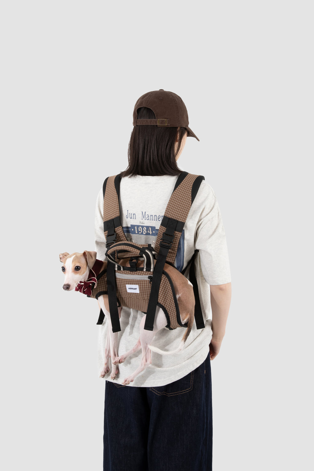 Pet Spine Protection Horizontal Backpack (Ice Silk)