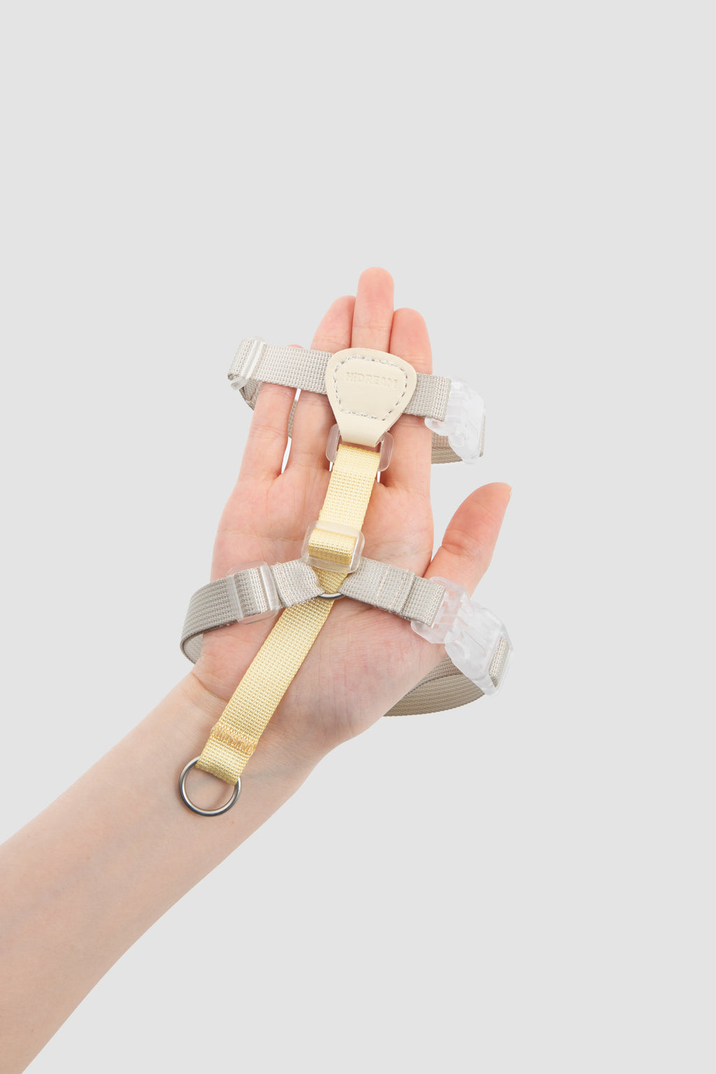 Color-Blocking Cat Harness & Leash Set