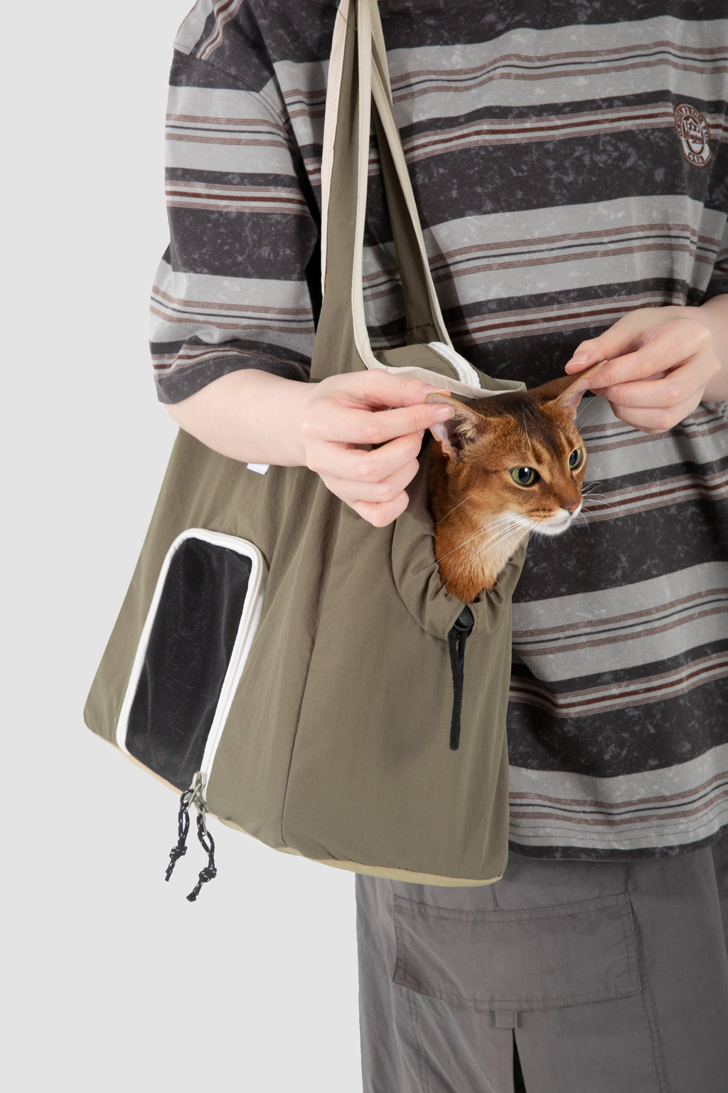 Walking Pet Nylon Shoulder Bag