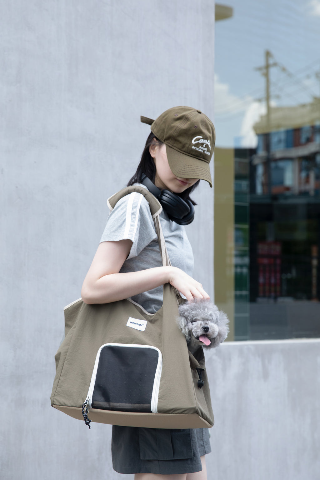 Walking Pet Nylon Shoulder Bag