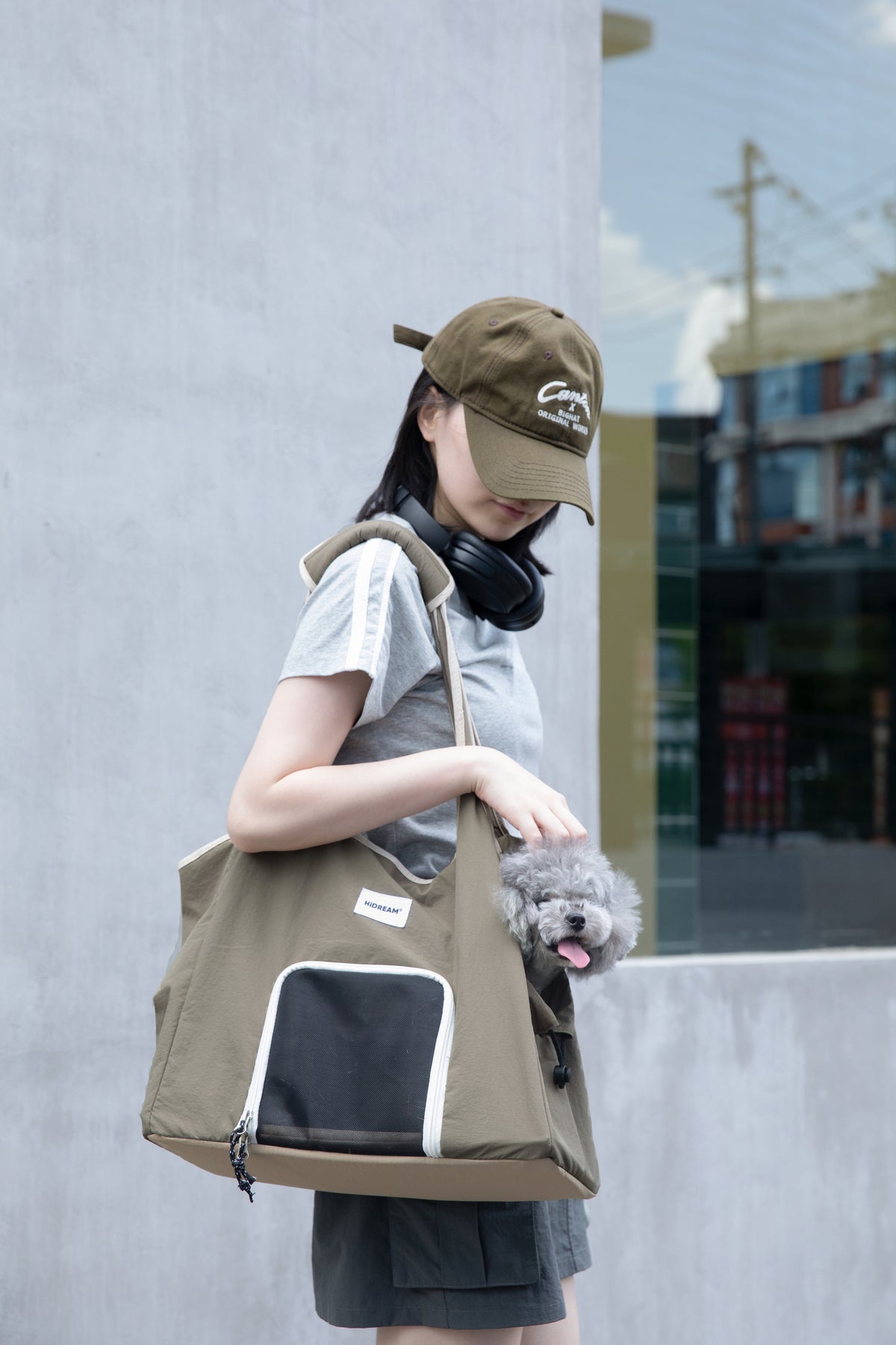 Walking Pet Nylon Shoulder Bag