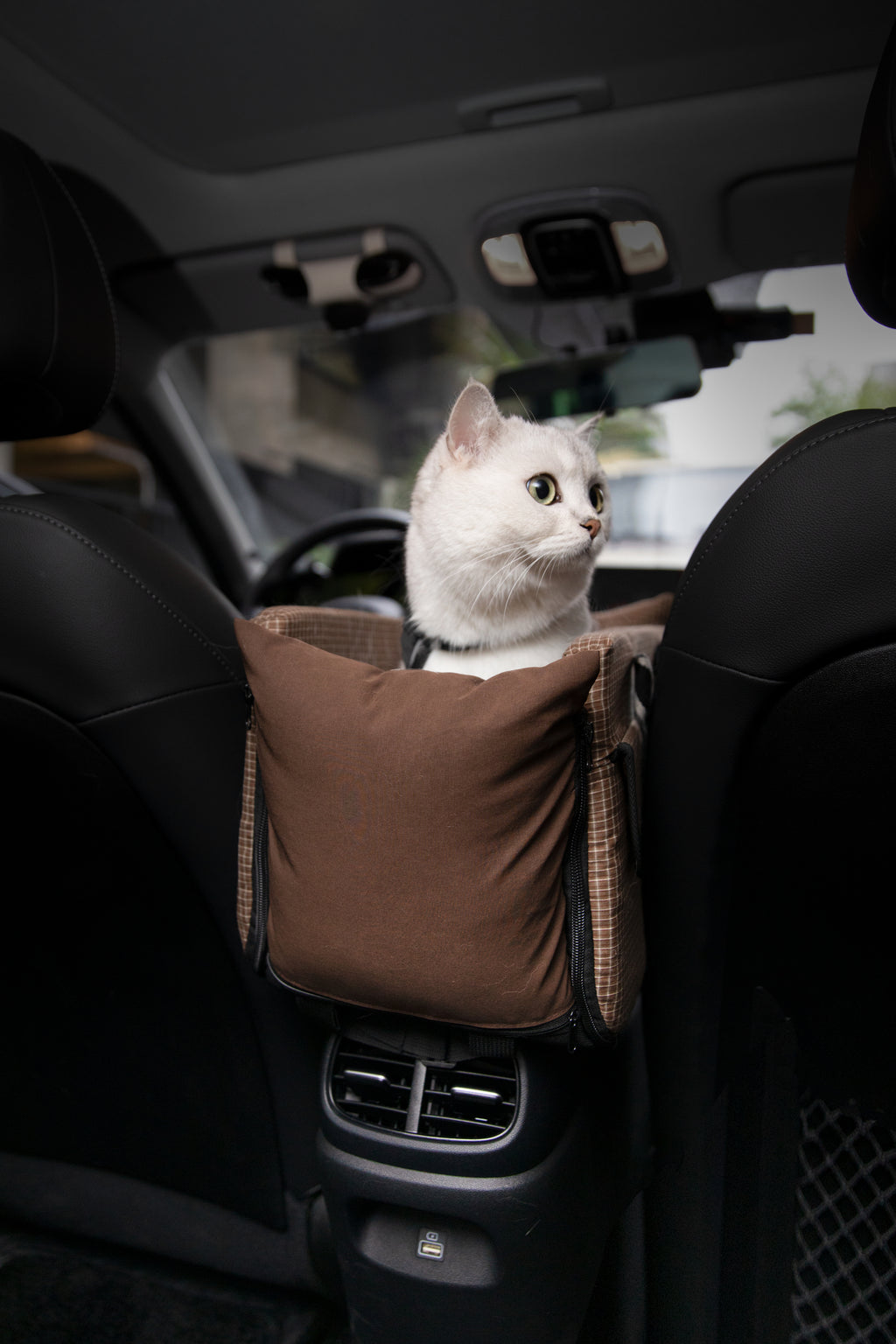 Center Console Armrest Pet Car Bag