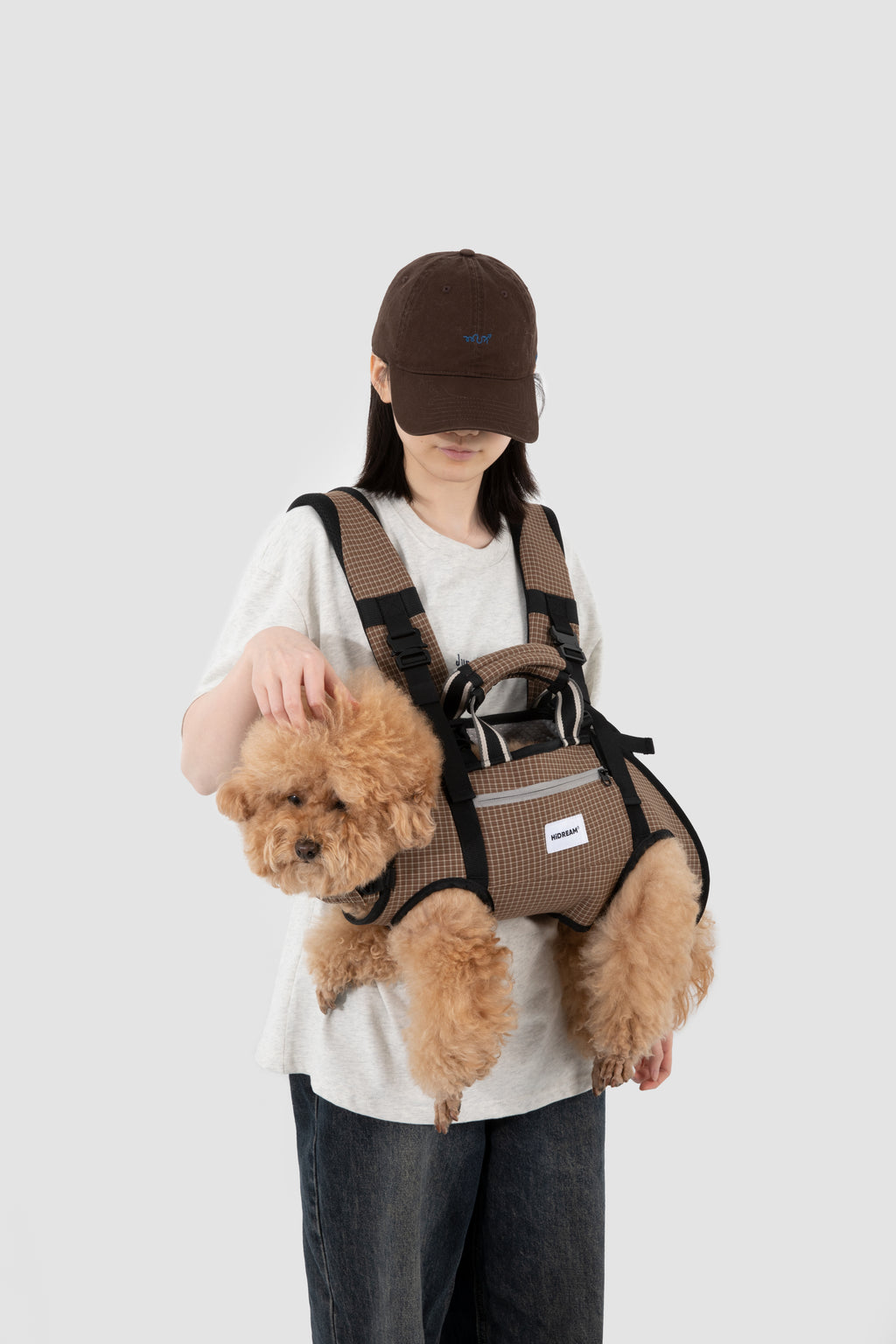 Pet Spine Protection Horizontal Backpack (Ice Silk)