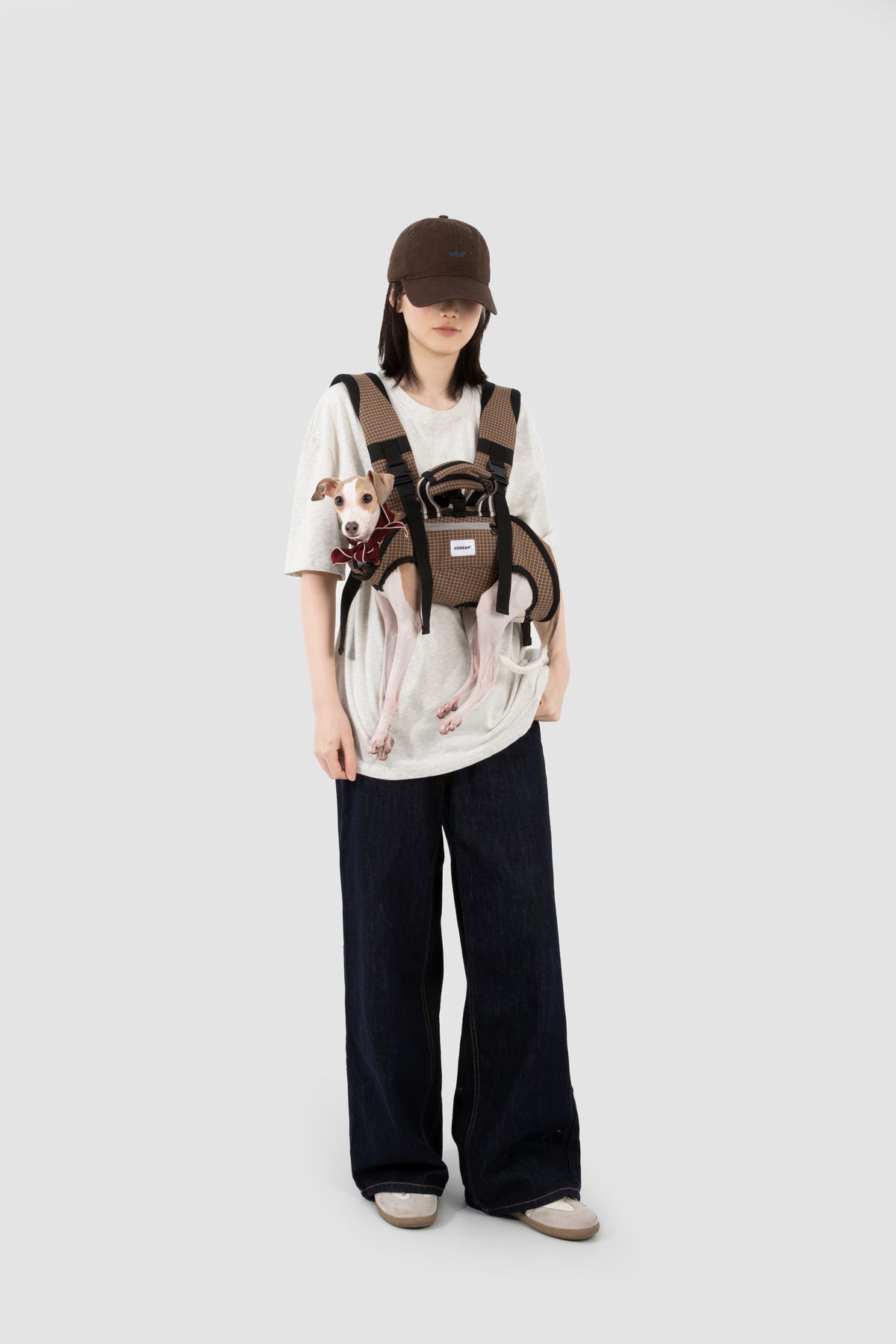 Pet Spine Protection Horizontal Backpack (Ice Silk)