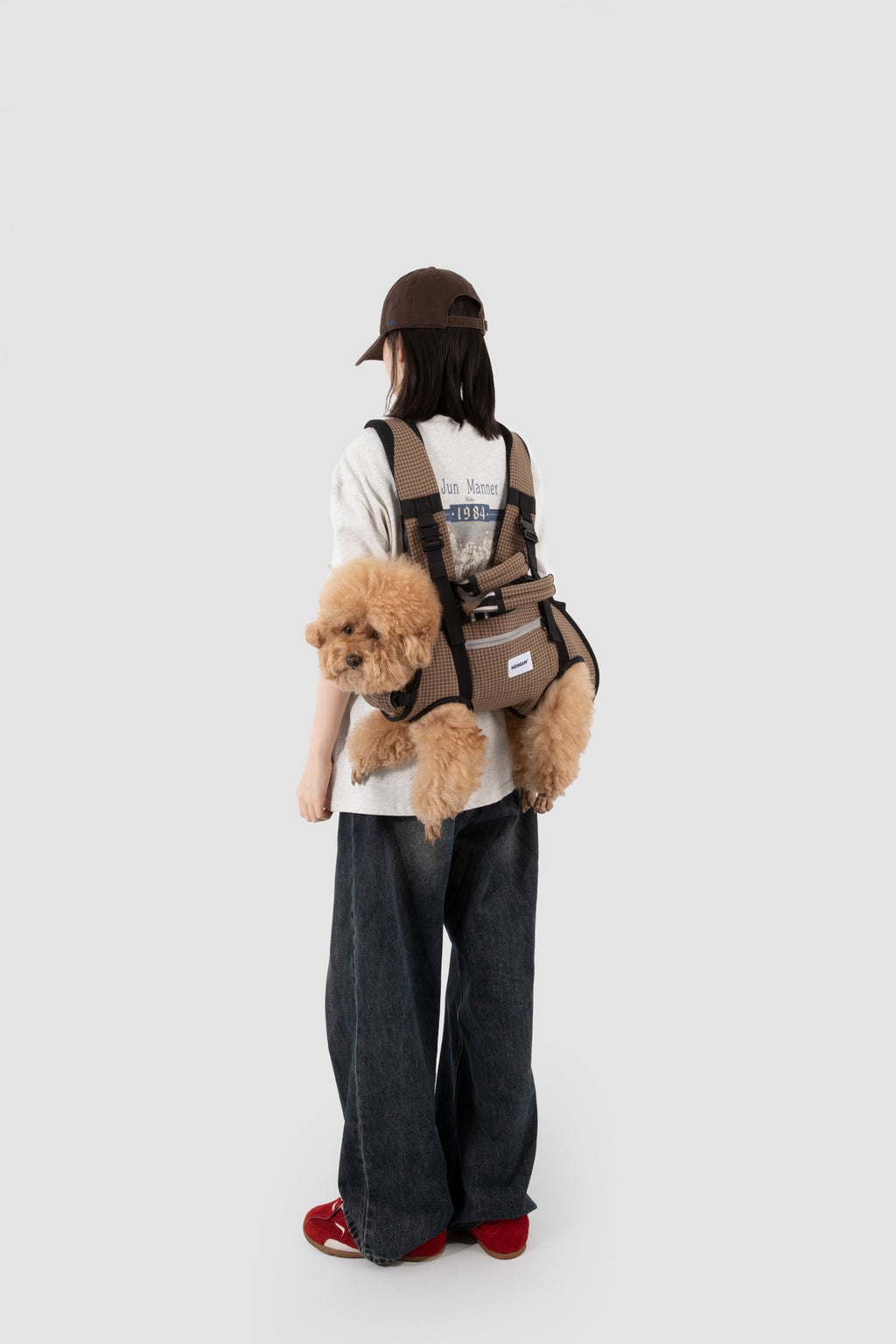 Pet Spine Protection Horizontal Backpack (Ice Silk)