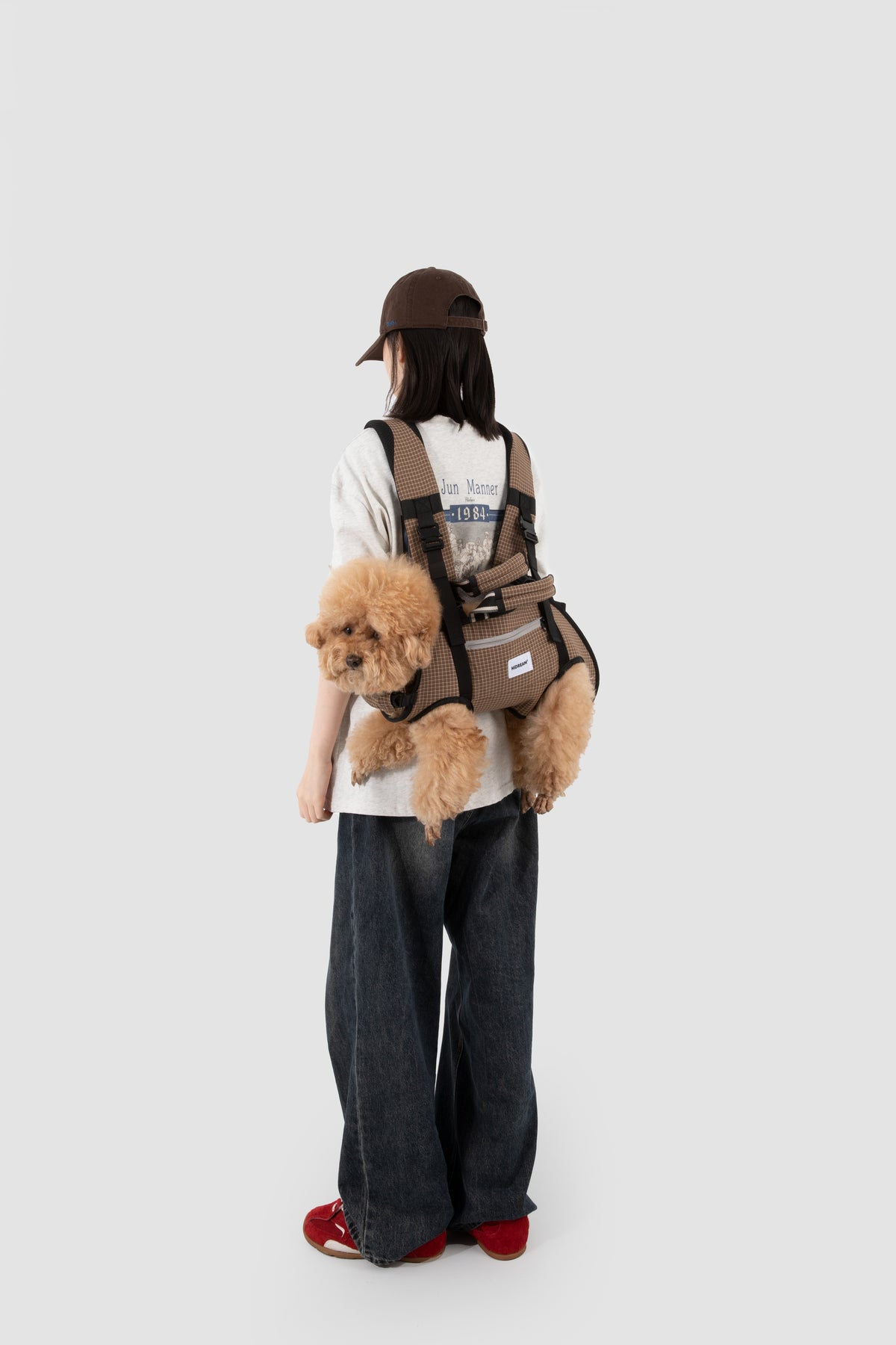 Pet Spine Protection Horizontal Backpack (Ice Silk)