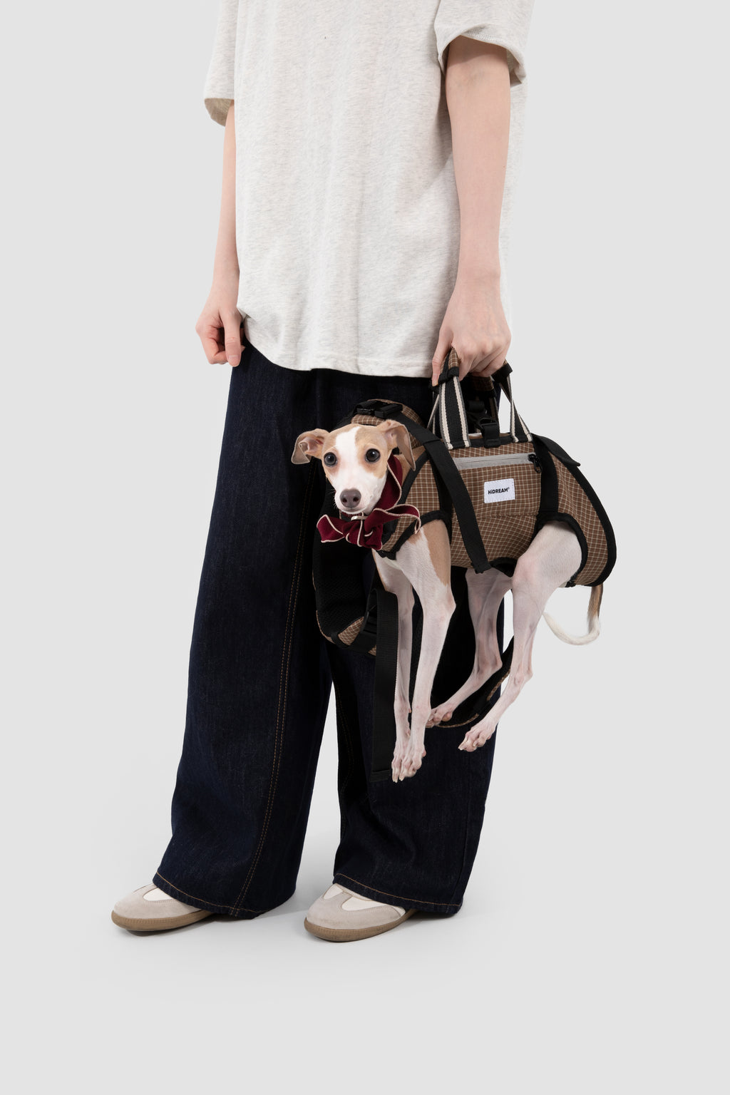 Pet Spine Protection Horizontal Backpack (Ice Silk)