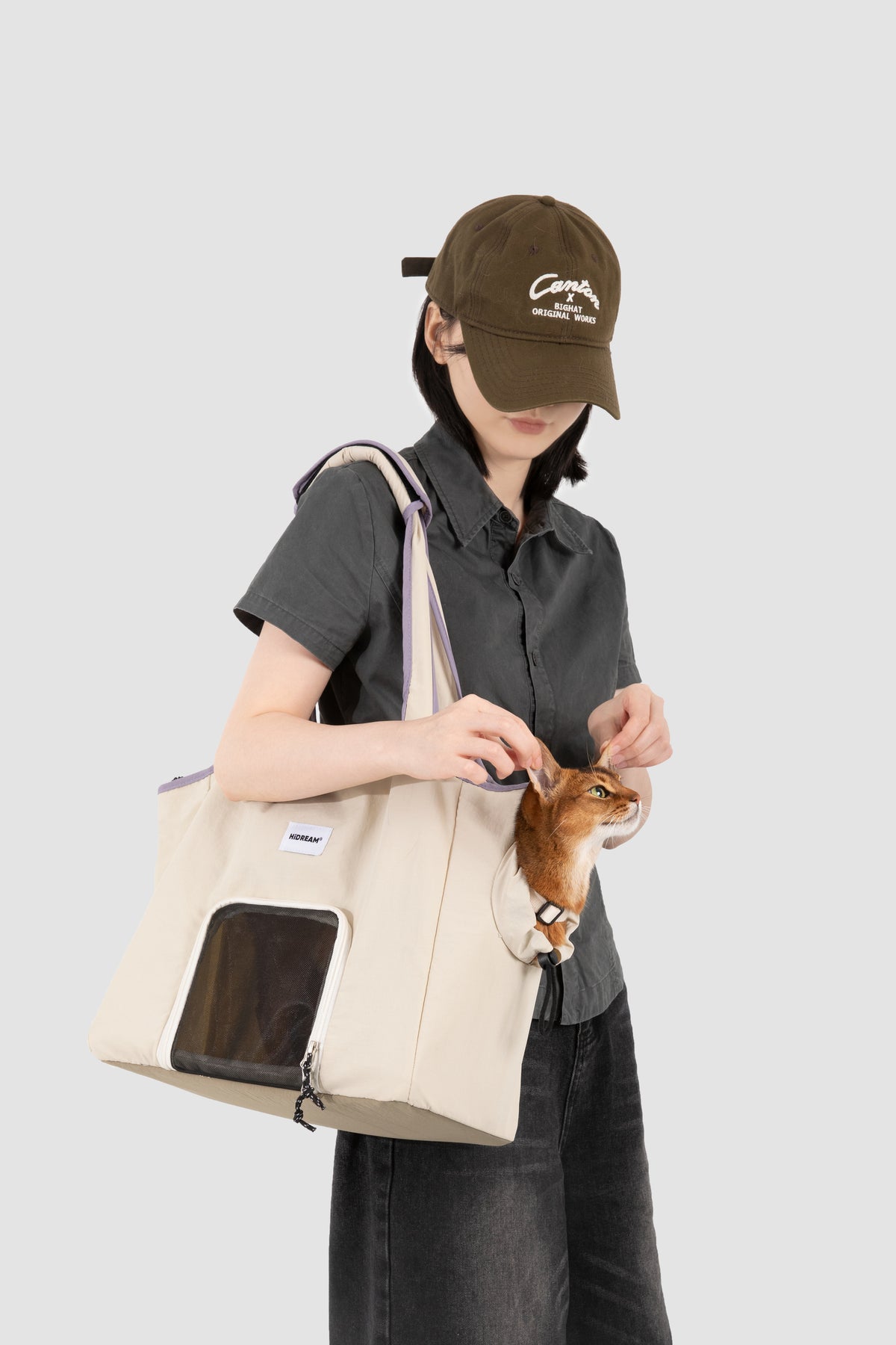 Walking Pet Nylon Shoulder Bag