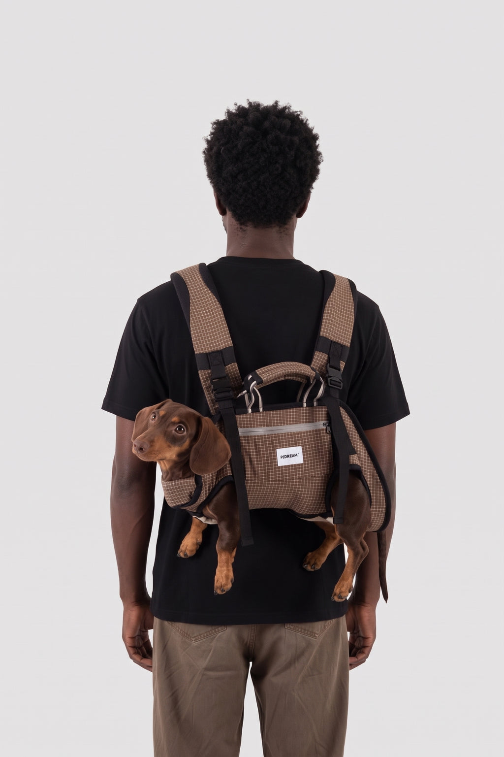 Pet Spine Protection Horizontal Backpack (Ice Silk)