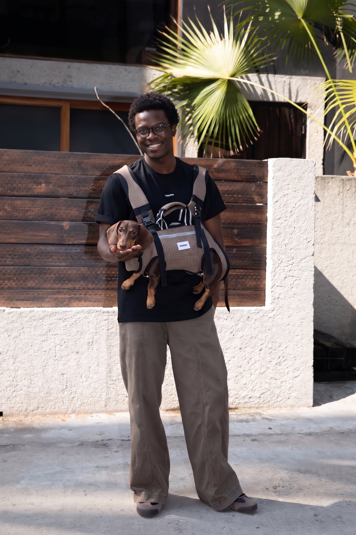 Pet Spine Protection Horizontal Backpack (Ice Silk)