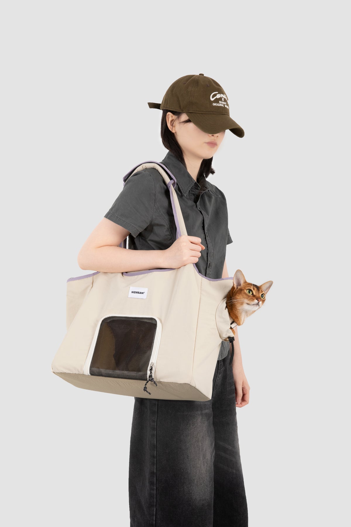 Walking Pet Nylon Shoulder Bag
