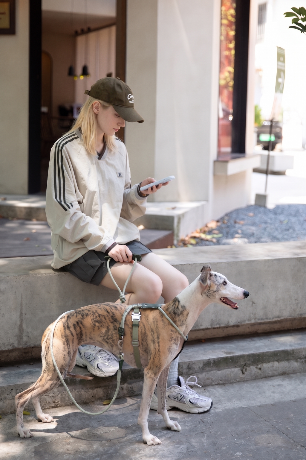 Leather Round Rope Dog Leash